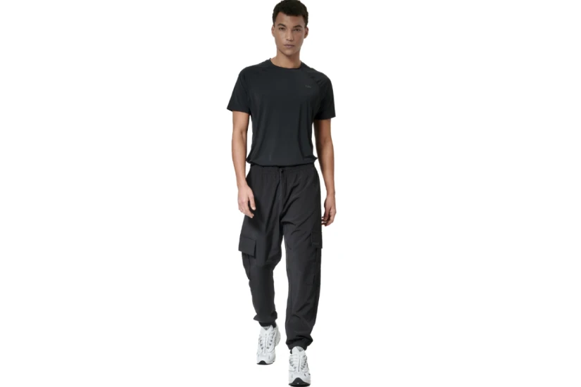 Body Action Poly Stretch Ανδρικό Παντελόνι Cargo Μαύρο