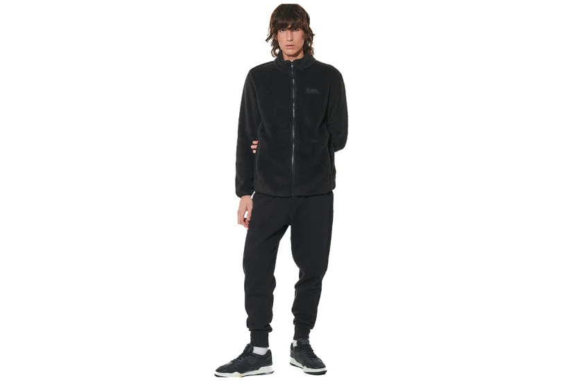Body Action Fleece Sportstyle Παντελόνι Φόρμας Ανδρικό (023627 BLACK-01)