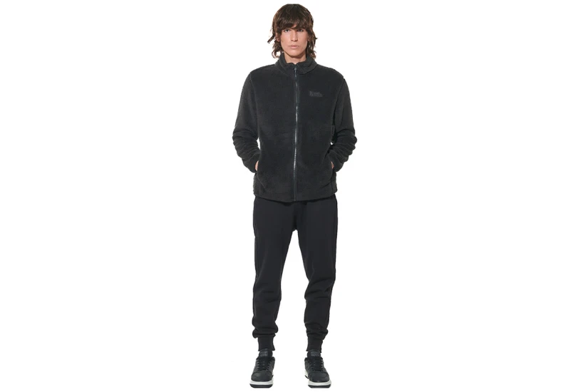 Body Action Fleece Sportstyle Παντελόνι Φόρμας Ανδρικό (023627 BLACK-01)
