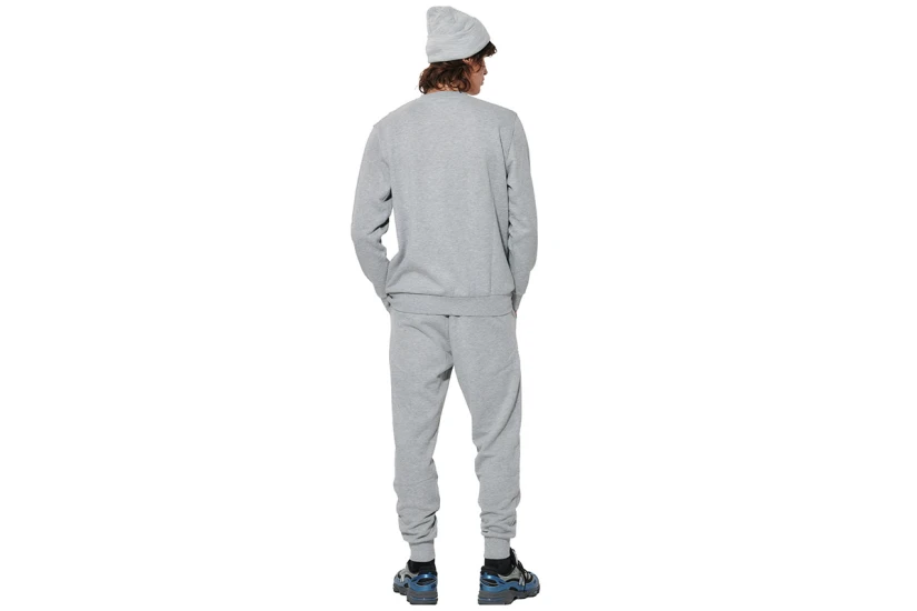 Body Action Fleece Sportstyle Παντελόνι Φόρμας Ανδρικό (023627 LIGHT MELANGE GREY-03C)