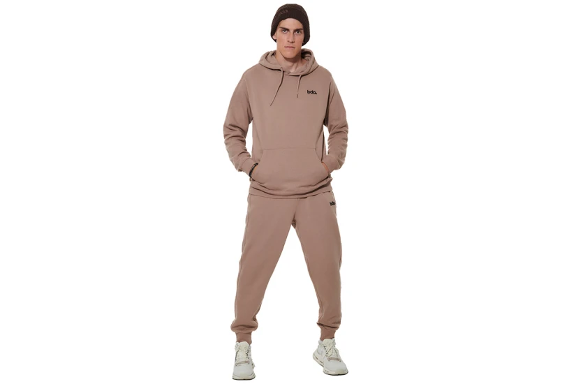 Body Action Fleece Sportstyle Παντελόνι Φόρμας Ανδρικό (023627 MOCHA MERINGUE-05E)