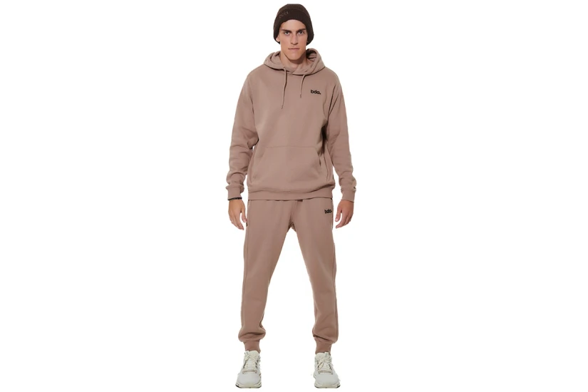 Body Action Fleece Sportstyle Παντελόνι Φόρμας Ανδρικό (023627 MOCHA MERINGUE-05E)
