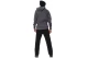 Body Action Fleece Open-Leg Παντελόνι Φόρμας Ανδρικό (023628 BLACK-01)