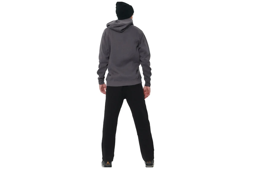 Body Action Fleece Open-Leg Παντελόνι Φόρμας Ανδρικό (023628 BLACK-01)