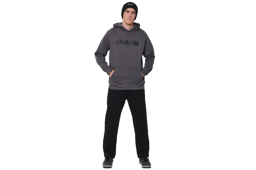 Body Action Fleece Open-Leg Παντελόνι Φόρμας Ανδρικό (023628 BLACK-01)