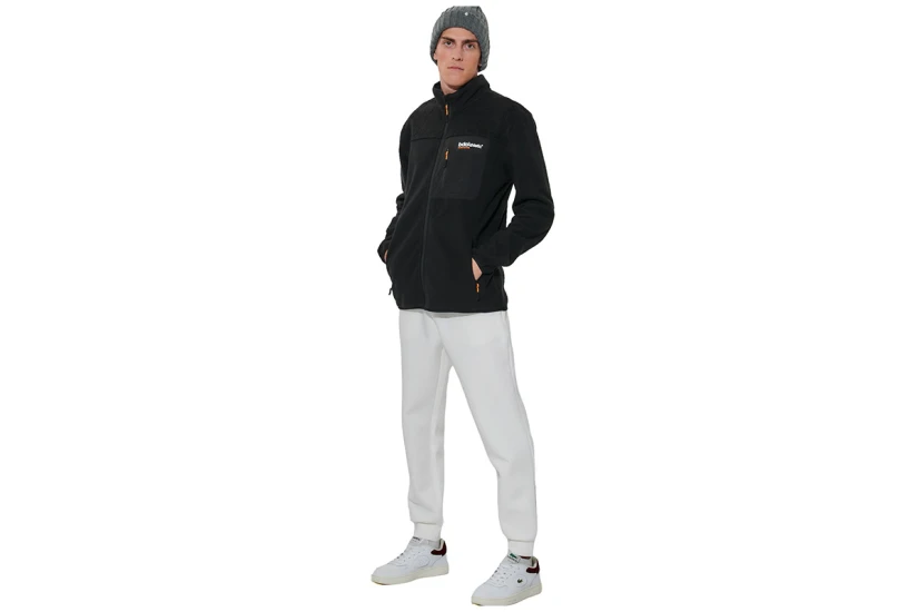 Body Action Scuba Knit Παντελόνι Φόρμας Ανδρικό (023630 WHITE OFF-05A)