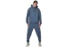 Body Action Tapered Fleece Παντελόνι Φόρμας Ανδρικό (023635 BLUE STONE-04C)