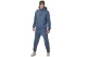 Body Action Tapered Fleece Παντελόνι Φόρμας Ανδρικό (023635 BLUE STONE-04C)