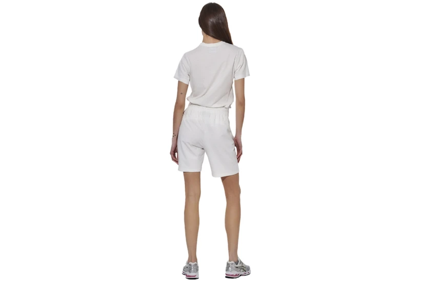 Body Action Essentials French Terry Γυναικεία Αθλητική Βερμούδα Λευκή