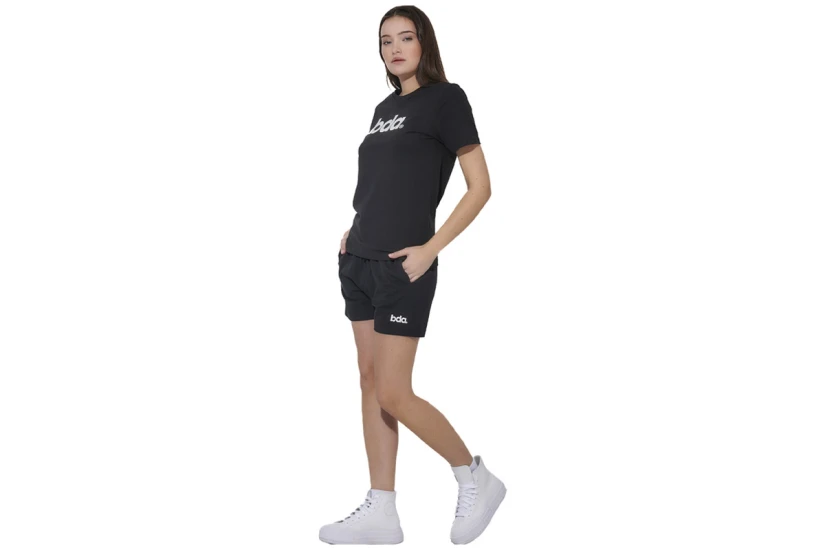 Body Action Essentials Jersey Γυναικείο Αθλητικό Σορτς Μαύρο