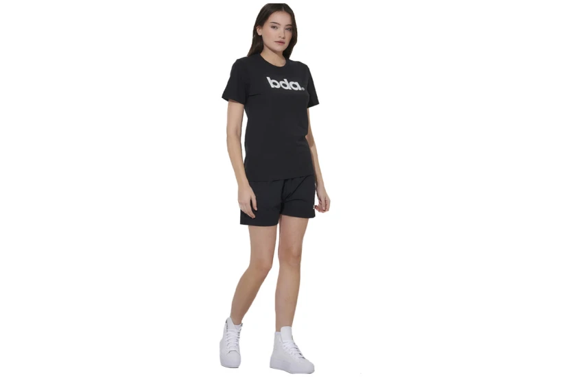 Body Action Essentials Jersey Γυναικείο Αθλητικό Σορτς Μαύρο