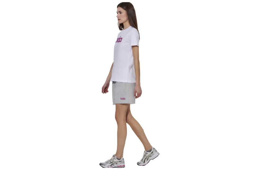 Body Action Essentials Jersey Γυναικείο Αθλητικό Σορτς Γκρι Ανοιχτό