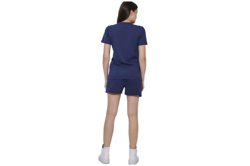 Body Action Essentials Jersey Γυναικείο Αθλητικό Σορτς Μπλε Σκούρο