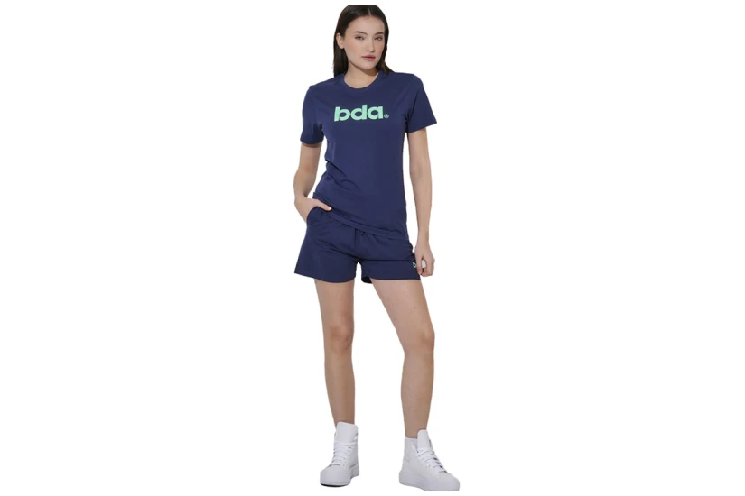 Body Action Essentials Jersey Γυναικείο Αθλητικό Σορτς Μπλε Σκούρο