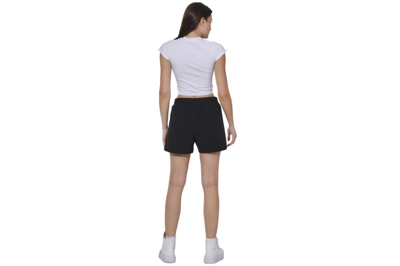 Body Action 2-In-1 Γυναικείο Σορτς με Εσωτερικό Κολάν Μαύρο