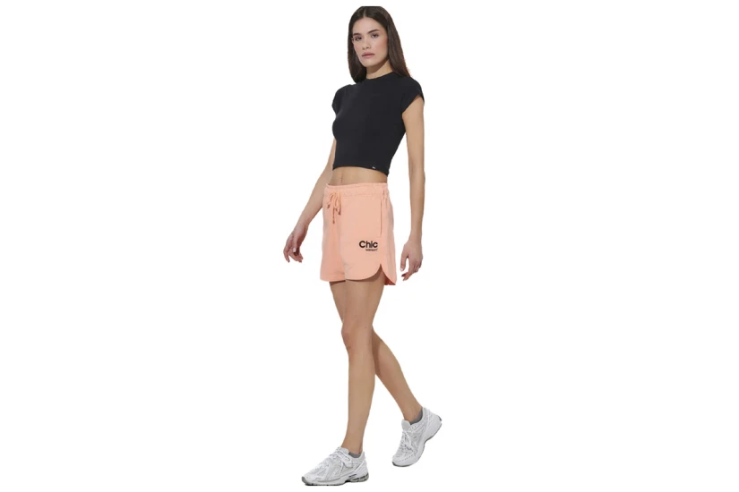 Body Action Sportswear Γυναικείο Αθλητικό Σορτς Σομόν