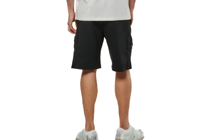 Body Action Tech Fleece Ανδρική Βερμούδα Cargo Μαύρη
