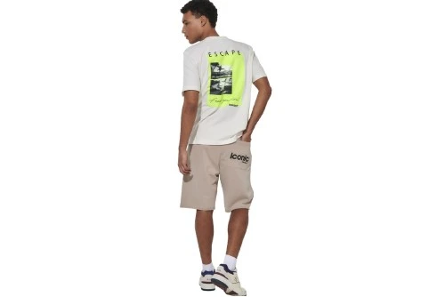 Body Action Sportswear Βερμούδα Αθλητική Ανδρική (033618 TAUPE GREY-05C)