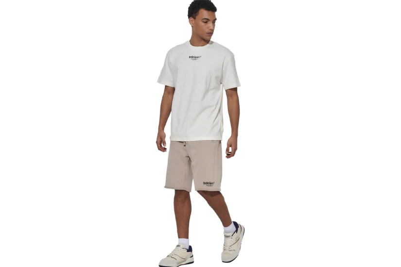 Body Action Sportswear Ανδρική Αθλητική Βερμούδα Εκρού