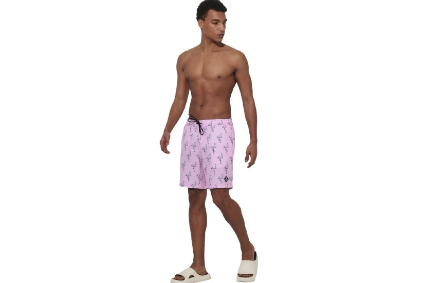 Body Action Allover Printed Ανδρικό Μαγιό Βερμούδα Εμπριμέ