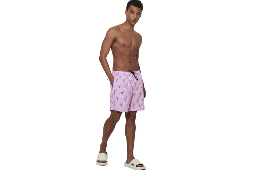 Body Action Allover Printed Ανδρικό Μαγιό Βερμούδα Εμπριμέ