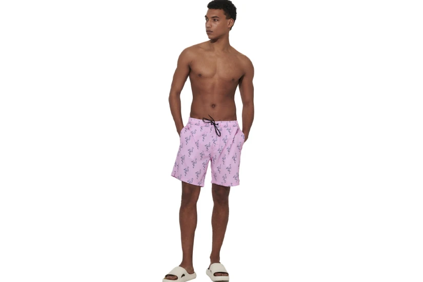 Body Action Allover Printed Ανδρικό Μαγιό Βερμούδα Εμπριμέ