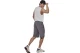 Body Action High Density Logo Terry Ανδρική Αθλητική Βερμούδα Γκρι Σκούρο