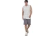 Body Action High Density Logo Terry Ανδρική Αθλητική Βερμούδα Γκρι Σκούρο