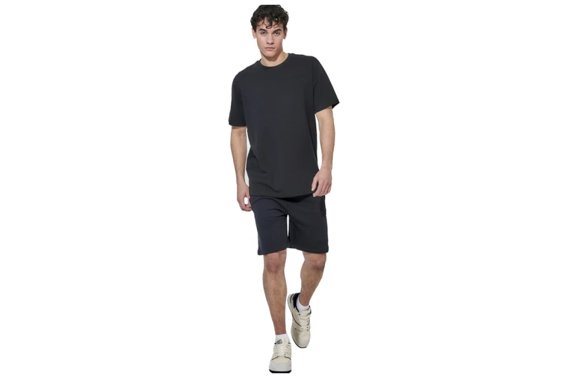 Body Action Cotton Terry Ανδρική Αθλητική Βερμούδα Μαύρο