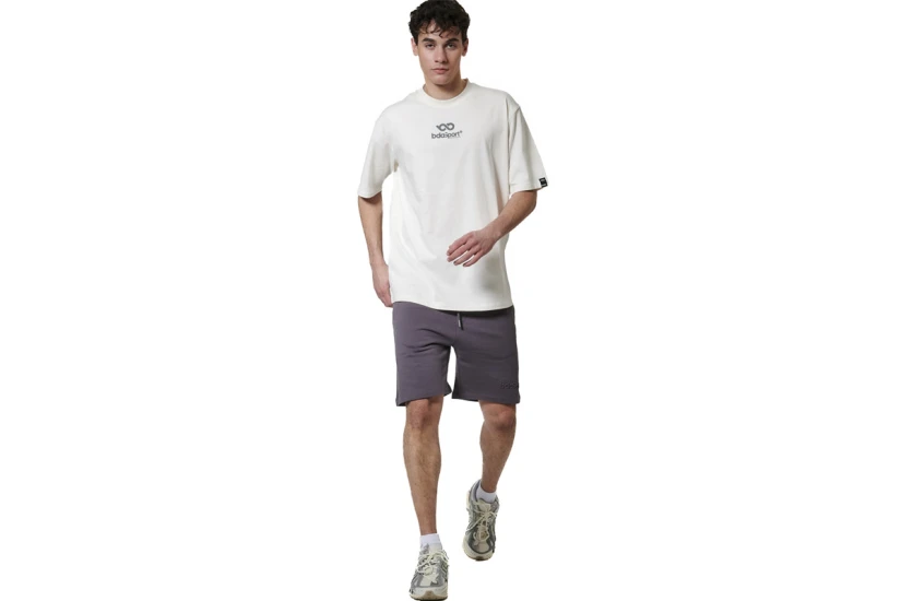 Body Action Cotton Terry Ανδρική Αθλητική Βερμούδα Γκρι Σκούρο