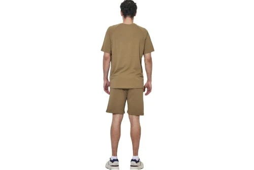 Body Action Cotton Terry Βερμούδα Αθλητική Ανδρική (033629 COVERT GREEN-07F)