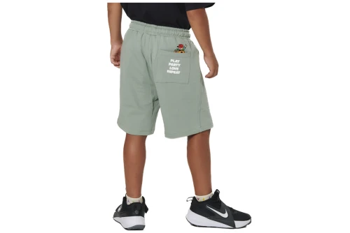 Body Action French Terry Βερμούδα Αθλητική (034603 PISTACHIO GREEN-07A)