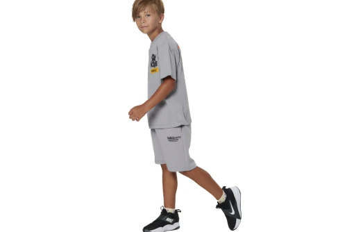 Body Action Tech Fleece Βερμούδα Αθλητική (034604 ULTIMATE GREY-03)