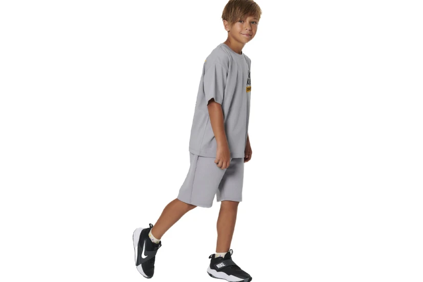 Body Action Tech Fleece Ανδρική Αθλητική Βερμούδα Γκρι