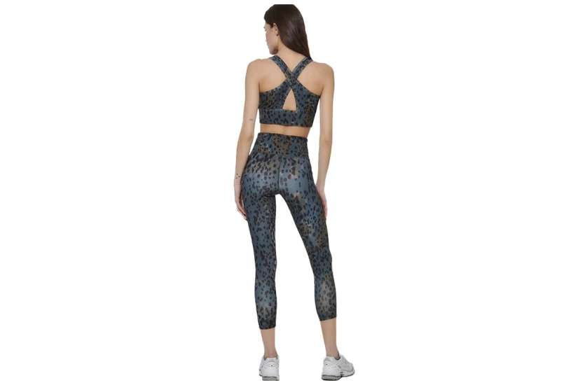 Body Action Cross-Over Straps Γυναικείο Μπουστάκι Κυπαρισσί, Μαύρο, Μουσταρδί