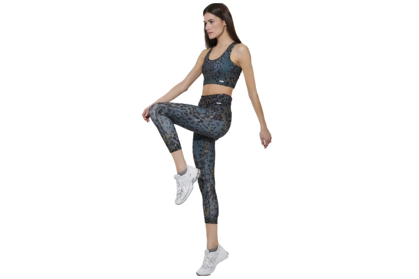 Body Action Cross-Over Straps Γυναικείο Μπουστάκι Κυπαρισσί, Μαύρο, Μουσταρδί