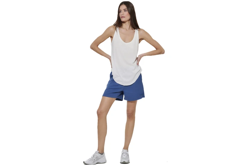 Body Action Modal Γυναικεία Αμάνικη Μπλούζα Λευκή