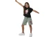 Body Action Heavy Jersey Graphic Παιδική Αμάνικη Μπλούζα Μαύρη