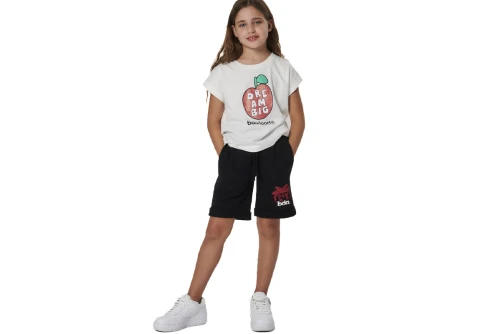 Body Action Heavy Jersey Graphic Μπλούζα Αμάνικη (042602 WHITE ALYSSUM-05A)
