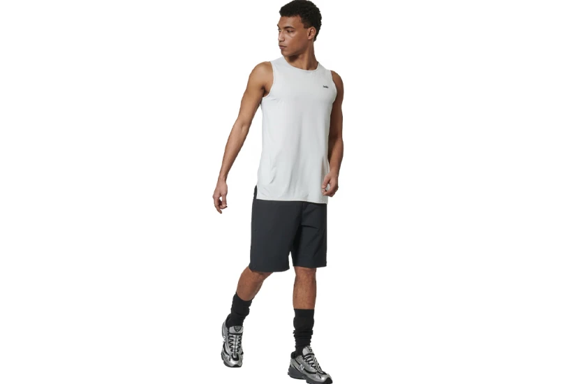 Body Action Lightweight Yoga Ανδρική Αμάνικη Μπλούζα Γκρι Ανοιχτό