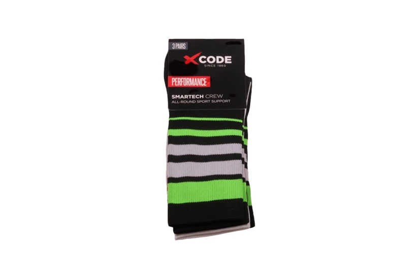 X-Code Smartech Unisex Κάλτσες μέχρι τη Γάμπα 3 Ζευγάρια