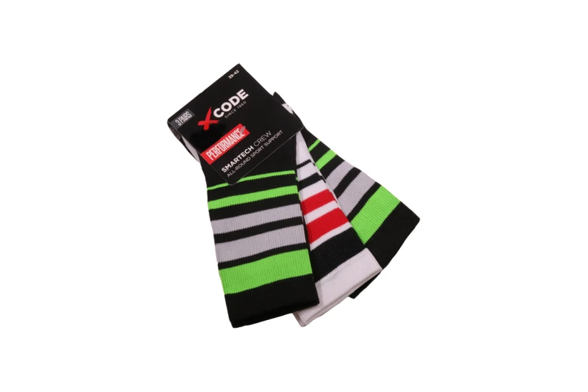 X-Code Smartech Unisex Κάλτσες μέχρι τη Γάμπα 3 Ζευγάρια
