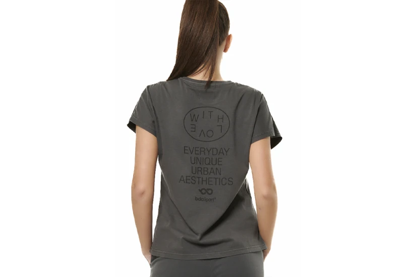 Body Action Natural Dye Oversized Γυναικείο Κοντομάνικο T-Shirt