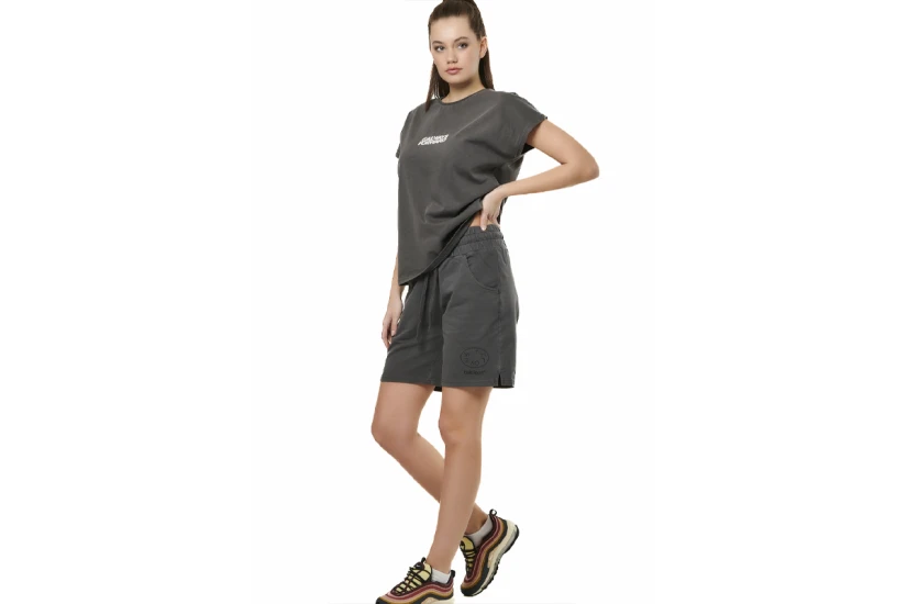 Body Action Natural Dye Oversized Γυναικείο Κοντομάνικο T-Shirt
