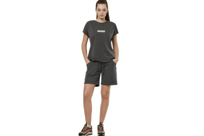 Body Action Natural Dye Oversized Γυναικείο Κοντομάνικο T-Shirt
