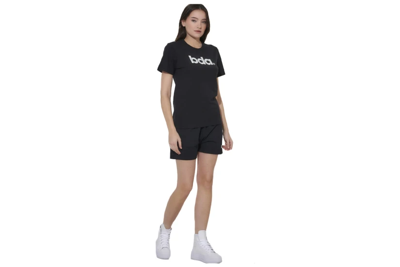 Body Action Classic Γυναικείο Κοντομάνικο T-Shirt Μαύρο