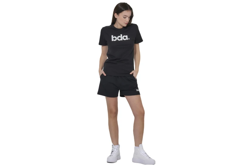 Body Action Classic Γυναικείο Κοντομάνικο T-Shirt Μαύρο