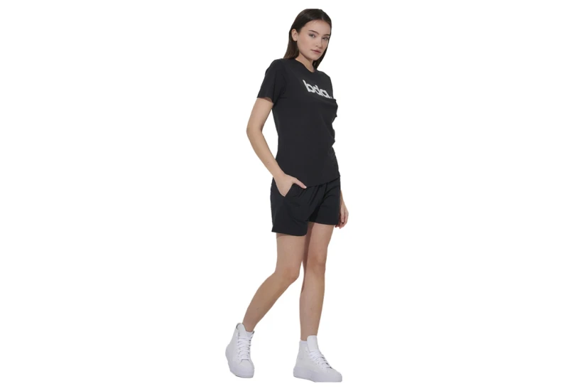 Body Action Classic Γυναικείο Κοντομάνικο T-Shirt Μαύρο