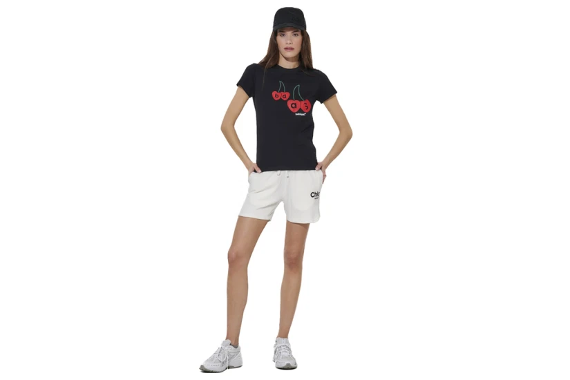 Body Action Slim Fit Γυναικείο Κοντομάνικο T-Shirt Μαύρο