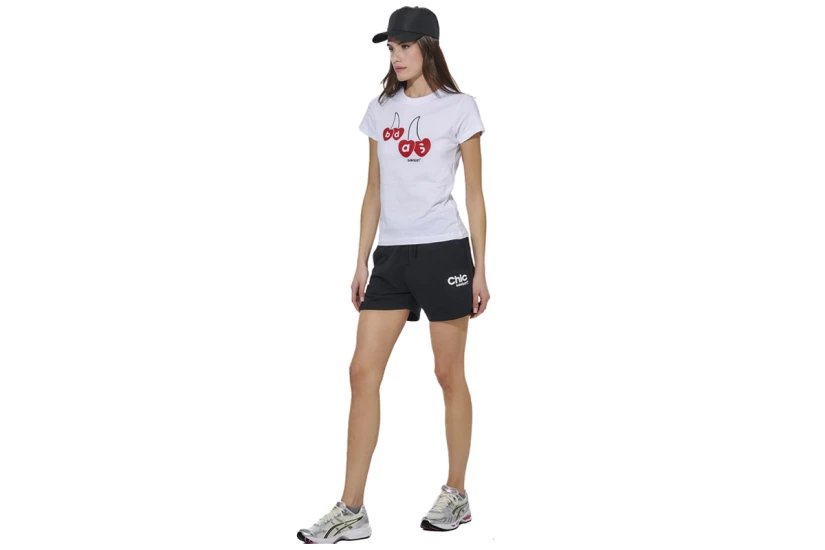 Body Action Slim Fit Γυναικείο Κοντομάνικο T-Shirt Λευκό